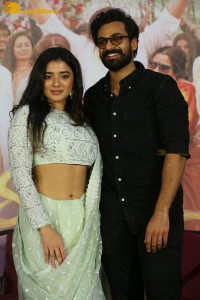 Ranga Ranga Vaibhavanga Trailer Launch attended by Vaishnav Tej and Ketika Sharma