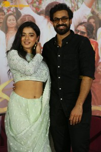 Ranga Ranga Vaibhavanga Trailer Launch attended by Vaishnav Tej and Ketika Sharma