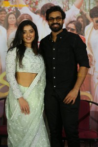 Ranga Ranga Vaibhavanga Trailer Launch attended by Vaishnav Tej and Ketika Sharma