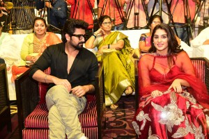 Rangabali Pre-Release Function attended by Naga Shaurya, Yukti Thareja, and Pawan Basamsetti