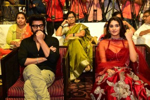 Rangabali Pre-Release Function attended by Naga Shaurya, Yukti Thareja, and Pawan Basamsetti