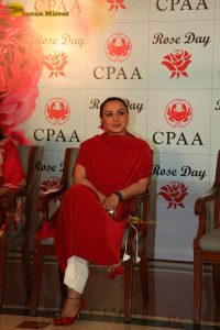 bollywood actress rani mukherjee cute in a red dress