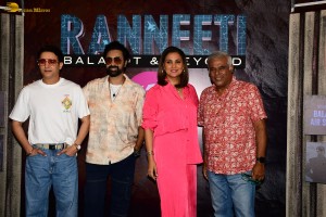 Ranneeti Balakot and Beyond Movie Promotion by Lara Dutta, Jimmy Shergill, and Ashish Vidyarthi