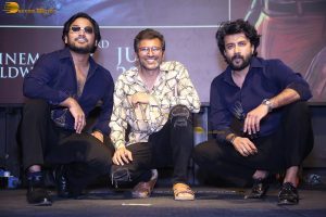 Rao Bahadur film song Desa Sanchari Launch attended by Satya Dev, and other cast and crew
