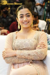 Rashmika Mandanna at Pushpa movie function