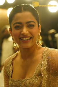 Rashmika Mandanna at Pushpa movie function