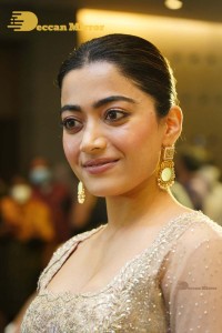 Rashmika Mandanna at Pushpa movie function