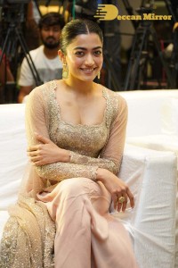 Rashmika Mandanna at Pushpa movie function