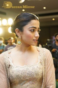 Rashmika Mandanna at Pushpa movie function