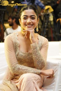 Rashmika Mandanna at Pushpa movie function