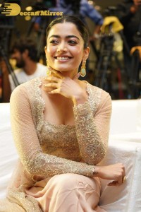 Rashmika Mandanna at Pushpa movie function