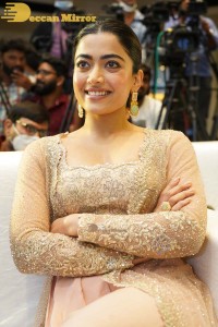 Rashmika Mandanna at Pushpa movie function