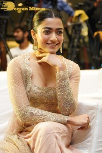 Rashmika Mandanna at Pushpa movie function