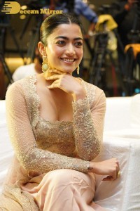 Rashmika Mandanna at Pushpa movie function