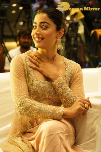 Rashmika Mandanna at Pushpa movie function