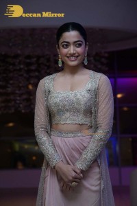 Rashmika Mandanna at Pushpa movie function