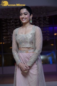 Rashmika Mandanna at Pushpa movie function