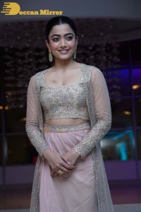 Rashmika Mandanna at Pushpa movie function