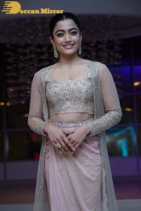 Rashmika Mandanna at Pushpa movie function