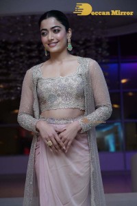 Rashmika Mandanna at Pushpa movie function