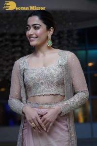 Rashmika Mandanna at Pushpa movie function