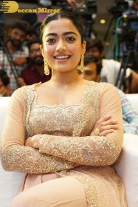 Rashmika Mandanna at Pushpa movie function