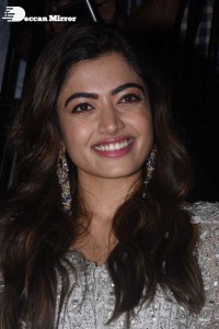 Rashmika Mandanna attending Pushpa movie function