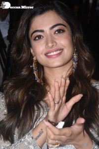 Rashmika Mandanna attending Pushpa movie function