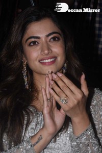 Rashmika Mandanna attending Pushpa movie function