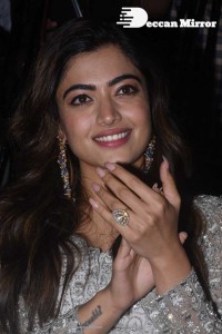 Rashmika Mandanna attending Pushpa movie function