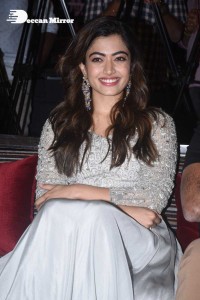 Rashmika Mandanna attending Pushpa movie function