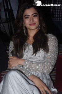 Rashmika Mandanna attending Pushpa movie function