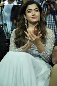 Rashmika Mandanna attending Pushpa movie function