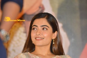 Rashmika Mandanna cute at a Press Conference