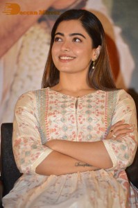 Rashmika Mandanna cute at a Press Conference