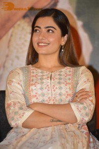 Rashmika Mandanna cute at a Press Conference