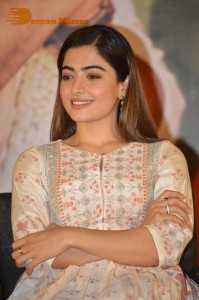 Rashmika Mandanna cute at a Press Conference