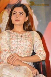 Rashmika Mandanna cute at a Press Conference