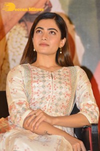Rashmika Mandanna cute at a Press Conference