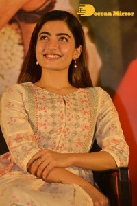Rashmika Mandanna cute at a Press Conference