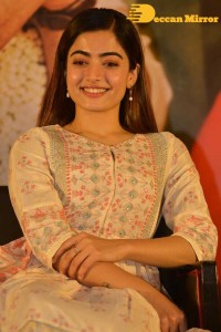 Rashmika Mandanna cute at a Press Conference