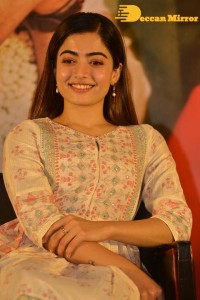 Rashmika Mandanna cute at a Press Conference
