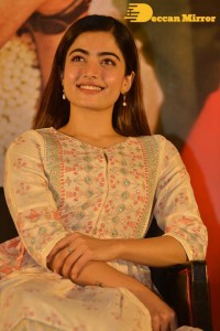 Rashmika Mandanna cute at a Press Conference