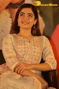 Rashmika Mandanna cute at a Press Conference