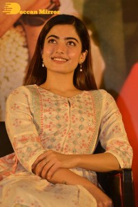 Rashmika Mandanna cute at a Press Conference