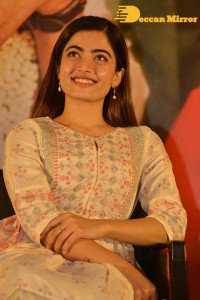 Rashmika Mandanna cute at a Press Conference