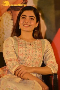 Rashmika Mandanna cute at a Press Conference