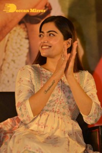 Rashmika Mandanna cute at a Press Conference