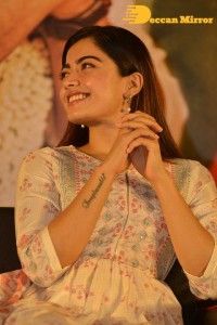 Rashmika Mandanna cute at a Press Conference
