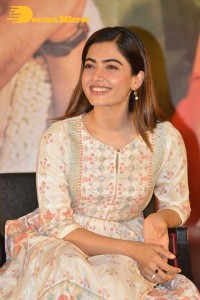 Rashmika Mandanna cute at a Press Conference